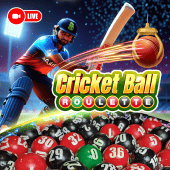 Cricket Ball Roulette tableplus live casino